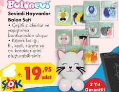 SEVİMLİ HAYVANLAR BALON SETİ